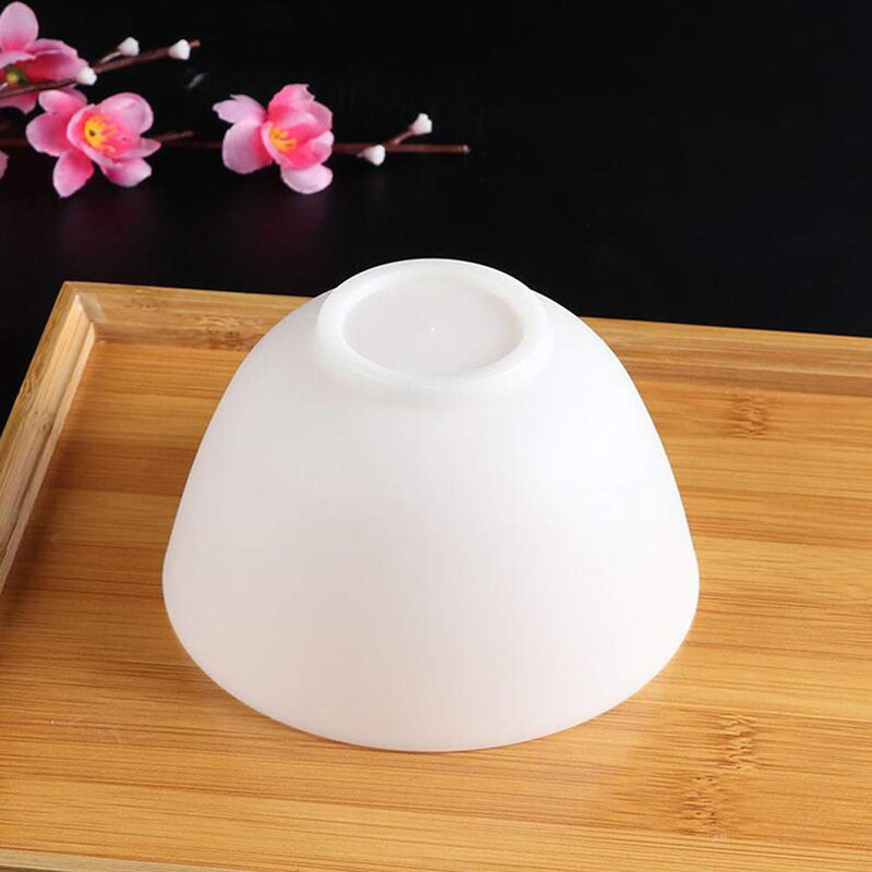 [Australia - AusPower] - EXCEART 3Pcs Silicone Facial Mixing Bowl DIY Face Bowl for Home Use, Facial (White) White 