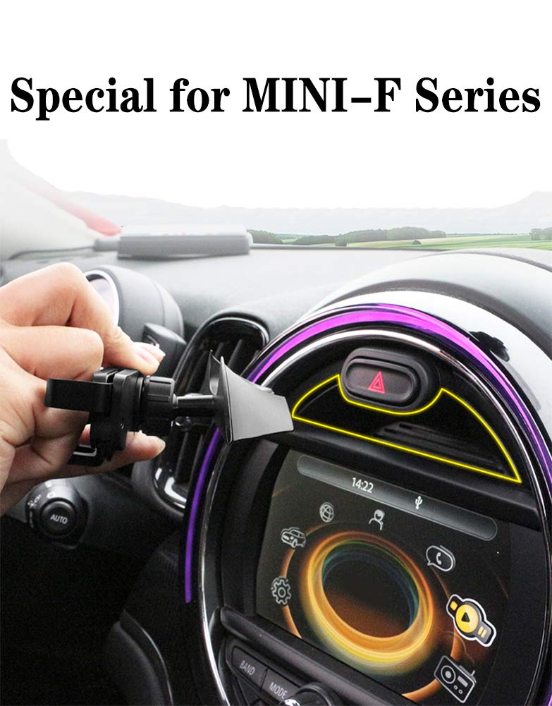 [Australia - AusPower] - Mobile Phone Holder for Mini Cooper S Jcw One F54 F55 F56 F57 F60, Special Navigation Mobile Phone Mount for Central Control Screen 