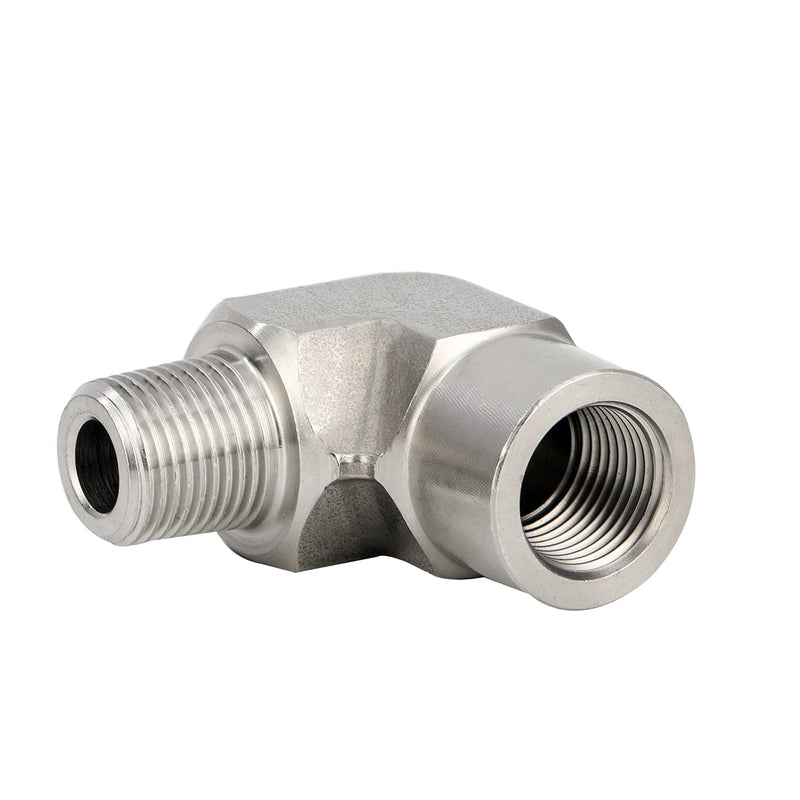 [Australia - AusPower] - Metalwork 304 Stainless Steel Forged Pipe Fitting, 90 Degree Street Elbow, 3/8" NPT Female x 3/8" NPT Male, 2000psi, 1 Pc 3/8" Mnpt x 3/8" Fnpt Female x Male 
