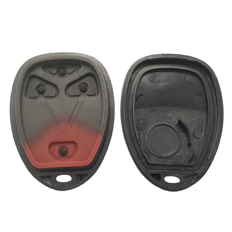 [Australia - AusPower] - Keyless Entry Remote Car Key Fob Shell Case Fit for GM GMC Chevrolet Chevy Buick 4 Buttons Replacement with Button Pad (2 Key Shell) 2 Key Shell 