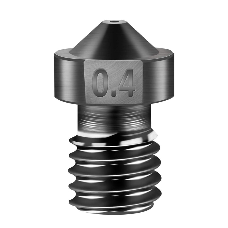 [Australia - AusPower] - SIMAX3D [5Pcs/Pack] E3D V6 0.4mm 3D Printer Nozzles,Made of high Quality Hardened Steel-Non Clogging and Burr Free, for Makerbot, Prusa i3, Anet8, Anycubic i3 mega 5PCS 