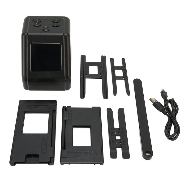 [Australia - AusPower] - VBESTLIFE 12MP All in 1 Film & Slide Scanner, 2inch IPS Screen, 2Seconds Converts 35mm 135 110 126 and Super 8 Films, Slides, Negatives to Digital JPG Photos 