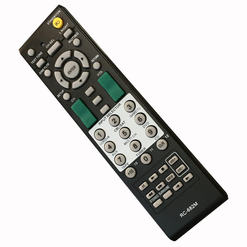 [Australia - AusPower] - Universal A/V Receiver Replaced Remote Control RC-682M RC-681M Fit for Onkyo Audio/Video HT-R340 HT-R530 HT-R540 HT-R550 HT-SR600 HT-SR800 TX-SR505 TX-SR604 TX-SR605 