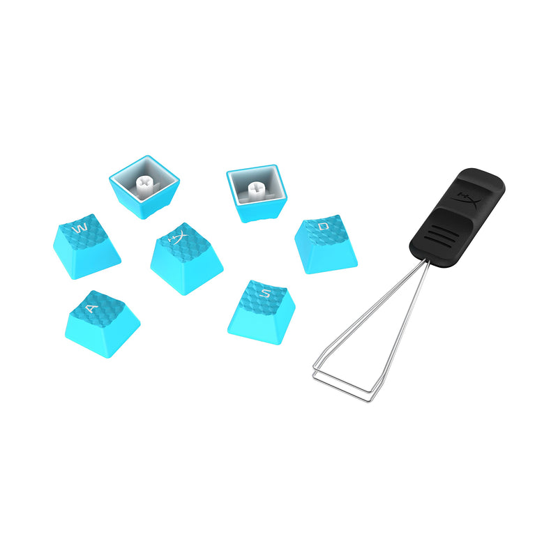[Australia - AusPower] - HyperX Rubber Keycaps – Gaming Accessory Kit, 19 Keys, English (US) Layout, Blue 