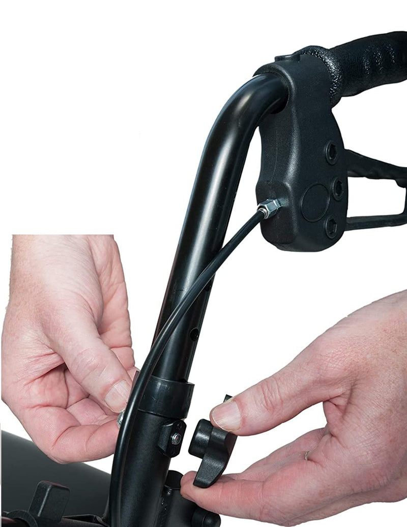 [Australia - AusPower] - ROLLATOR 2 Plastic KNOB 2 Screw for ARMS hl420 