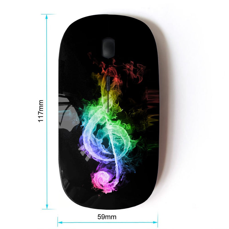 [Australia - AusPower] - KawaiiMouse [ Optical 2.4G Wireless Mouse ] Music Colors Colors Note 