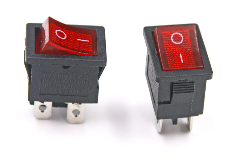 [Australia - AusPower] - RuoFeng KCD1-104N ON-OFF 4 Pin Rocker Boat Switch 6A/250V 10A/125V AC 10 Pcs 