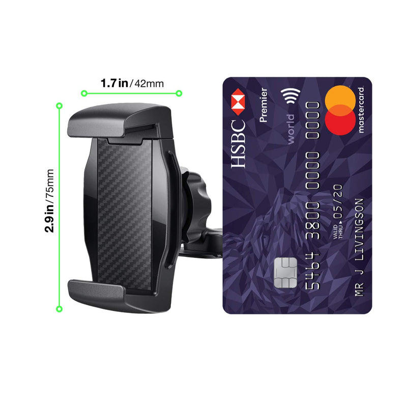 [Australia - AusPower] - JIMISHA Car Phone Holder, Phone Car Mount with Stick On Base Cell Phone Car Mount Sticky Adhesive Mount Holder for 4 inches to 6.5 inches Smartphones 