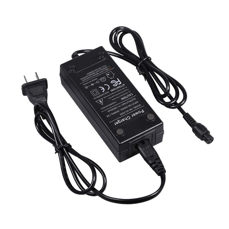 [Australia - AusPower] - Jucuwe 42V 2A Power Adapter 50/60Hz 100-240VAC with 3-Prong Connector for 36V Sports Mod Dirt Quad,and Pocket Mod Power Supply 