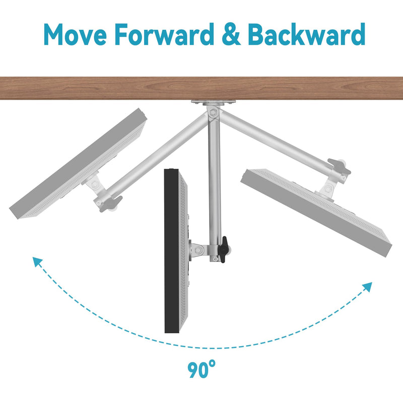 [Australia - AusPower] - Letlar Show 15 Kitchen Under-Cabinet Mount, Adjustable Height Rotatable Swivel Tilt Mount for 15, Forward and Stowed Show 15 for Saving Space length adjustable 