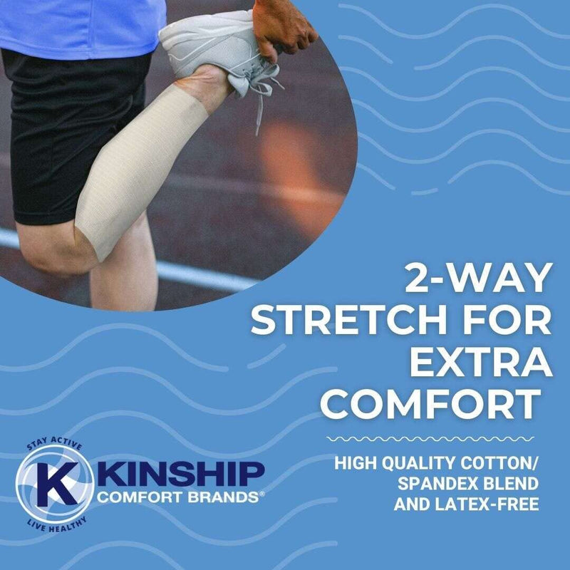 [Australia - AusPower] - KinGrip Tubular Elastic Support Bandages by Kinship Comfort Brands | Tubular Bandage Protects Fragile Skin | Latex-Free | Wound Care | Edema and Lymphedema Support | Made in USA | Size B 2.5”x2 Meter SIZE B - (2.50" x 2 Meter) 