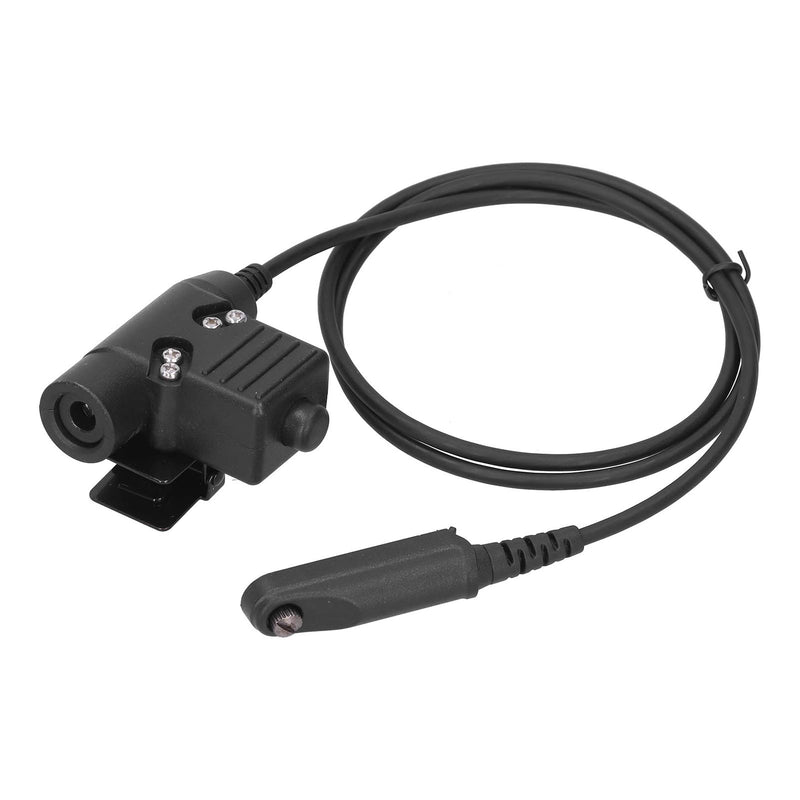 [Australia - AusPower] - PUSOKEI 3.3ft U94 PTT Cable Plug Headset Waterproof Earpiece Adapter for UV‑9R/UV‑9RPLUS/UV‑XS Two Way Radio Walkie Talkie 