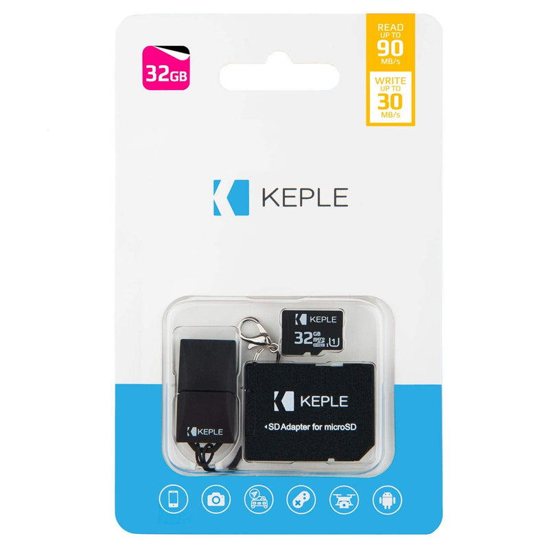 [Australia - AusPower] - 32GB microSD Memory Card by Keple | Micro SD Class 10 for Nokia Lumia 310, 500, 501, 502, 503, 515, 520, 525, 620, 625, 638, 720, 730, 735, 810, 822, 830 1320, 1520 Mobile Phone | 32 GB 32GB 