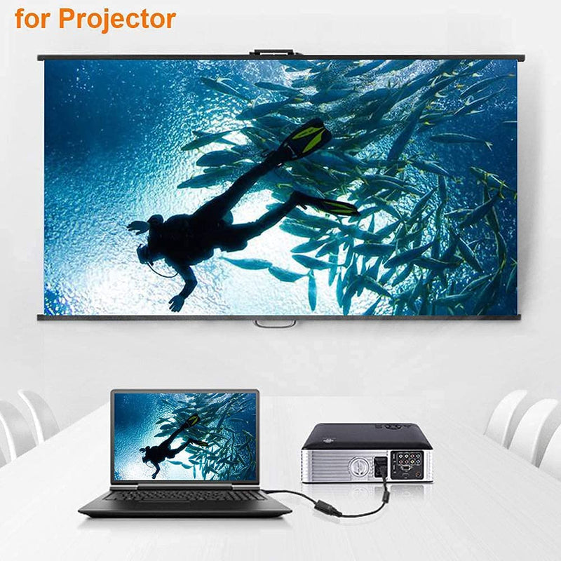 [Australia - AusPower] - DisplayPort to VGA Adapter, TSUPY DP to VGA Converter Display Port Male to VGA Female Gold Plated Adapters Compatible with Computer,Laptop,Monitor,Projector,HDTV and More 