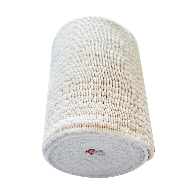 [Australia - AusPower] - SPA SLENDER 4-inch – Sports - Hook Loop Closure – Non-Latex Bandage Elastic Wrap - Compression - Injuries - Support – 6 pcs Washable 4 inches Wide Elastic Bandage – up to 15 ft Stretched 4" Wide 6 Pack 