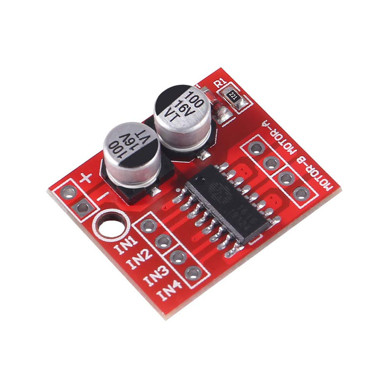 [Australia - AusPower] - Organizer 10pcs 1.5A 2 Way DC Motor Driver Module Speed Dual H-Bridge Replace Stepper L298N (Mini Controller Board) 
