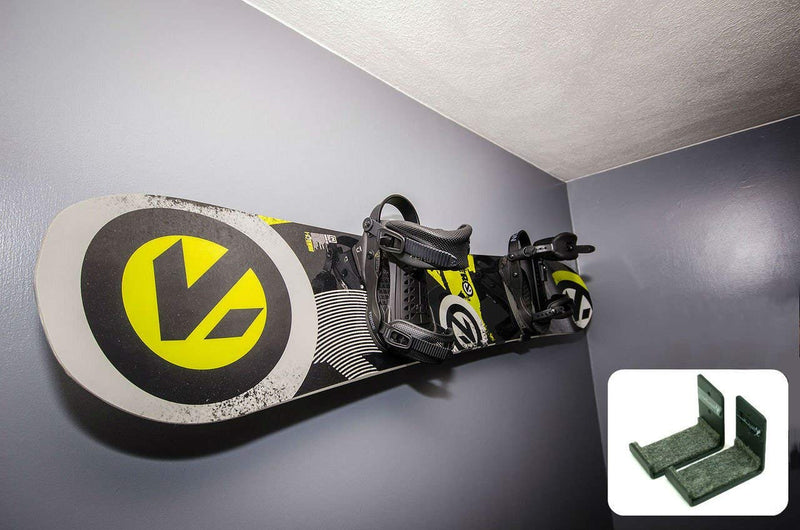 [Australia - AusPower] - StoreYourBoard Minimalist Snowboard Display Rack, Wall Mount Storage Black Medium 