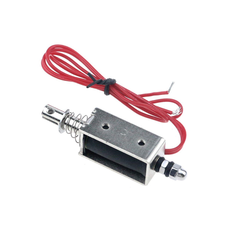 [Australia - AusPower] - T Tulead 12V DC Solenoid Pull Push Electronic Actuator Micro Solenoid Electromagnet 5N Suction 2.4"x0.6",5N 