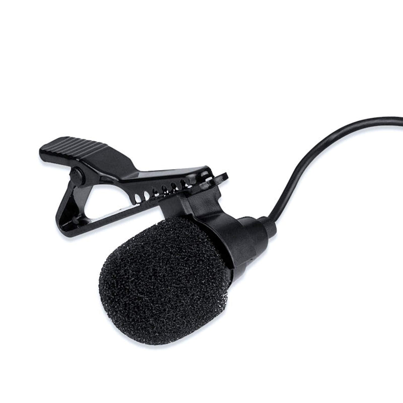 [Australia - AusPower] - 12Pcs Lavalier Microphone Clip Metal Tie Clips with 12Pcs Foam Windscreen Cover, Lapel Microphone Replacement Kit 
