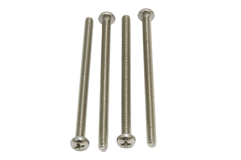 [Australia - AusPower] - #6-32 X 2-1/2" Stainless Pan Head Phillips Machine Screw (50 pc) 18-8 (304) Stainless Steel Screws by Bolt Dropper #6-32 x 2-1/2" 