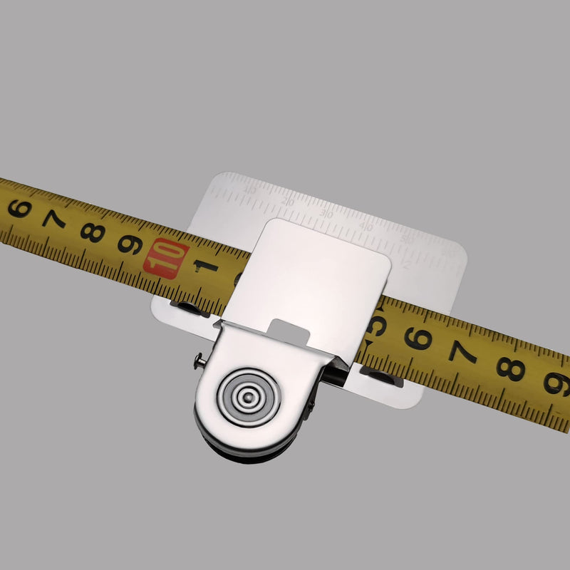 [Australia - AusPower] - Measuring Tape Clip Tool for Corners Clamp Holder Precision Steel Measuring Tools Fixed Ruler Mark Tools for Most Tape Measures 