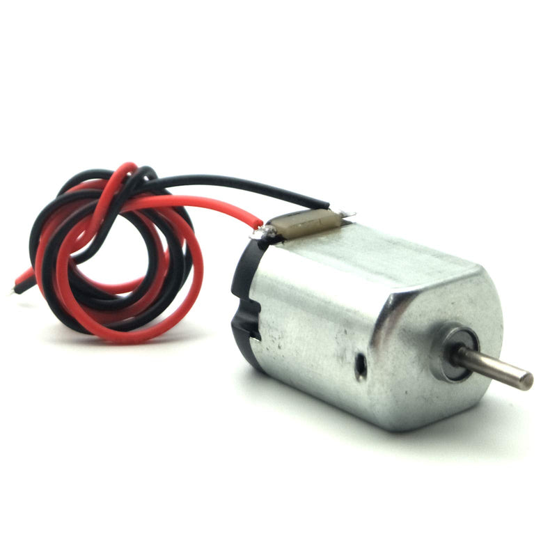 [Australia - AusPower] - EUDAX 15 Pcs Rectangular DC Motor Mini Electric Motor 1.5-3V 24000RPM with 9.8" Lead Wires with Motor Mounting Bracket Holder for DIY Toys 