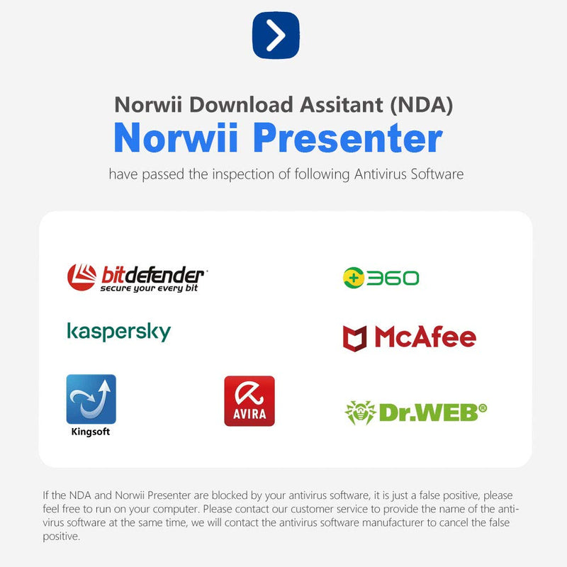 [Australia - AusPower] - Wireless Presenter Rechargeable, NORWII N76 Presentation Remote for Powerpoint Presentation Clicker 330FT, Slide Advancer Support Volume/Hyperlink/Key-Customized 