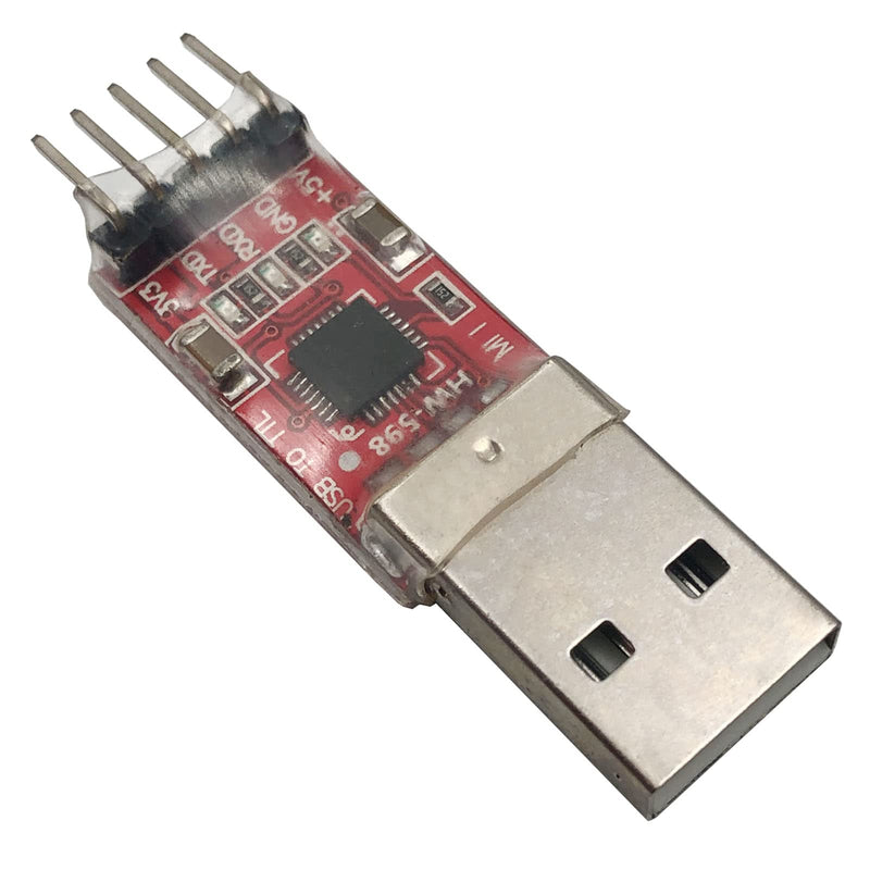 [Australia - AusPower] - FainWan 2pcs CP2102 USB 2.0 to TTL Module Serial Converter Adapter Module USB to TTL Downloader with Jumper Wires Compatible with Ar-duino Rasp-Berry Pi 