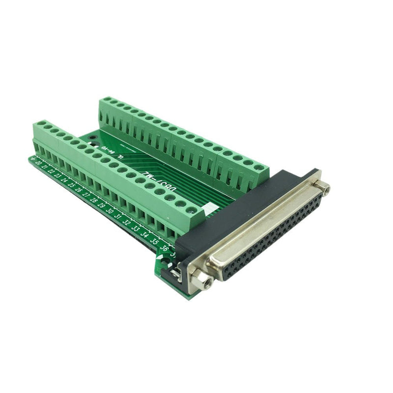 [Australia - AusPower] - Sysly DB37 D-SUB Male Female 37pin Terminal Breakout PCB Board Screw Adapter (Female) 