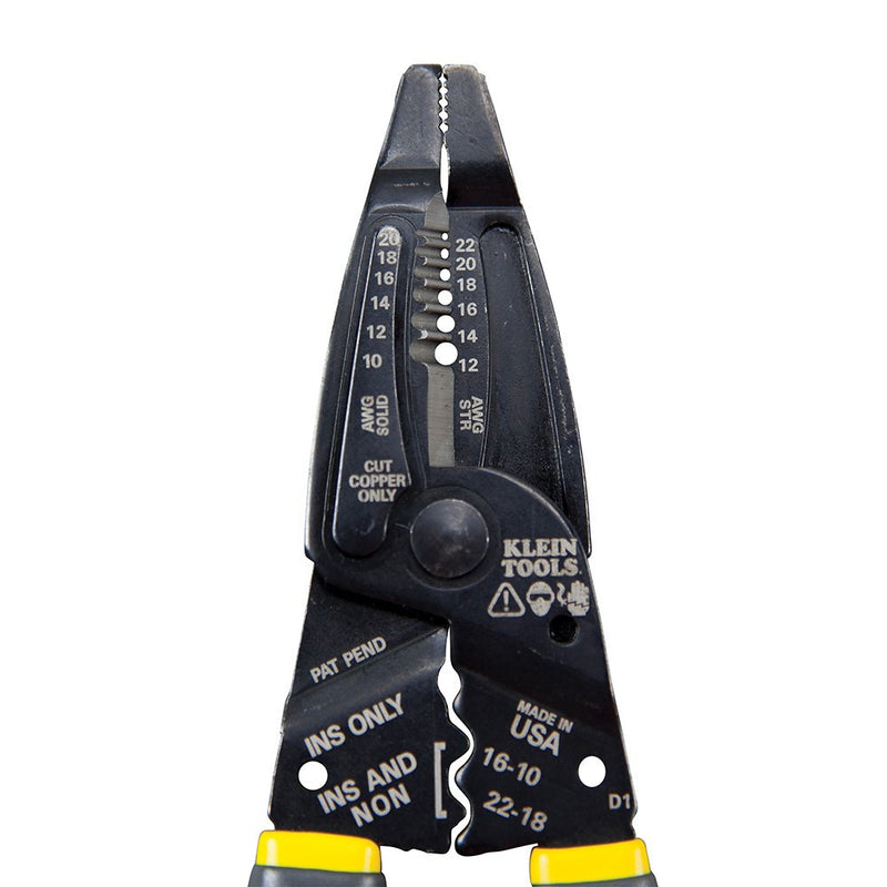 [Australia - AusPower] - Klein Tools 1009 Multi Tool, Wire Stripper, Crimping Tool, Wire Cutter, Long-Nose Multi-Purpose Electrician Tool 