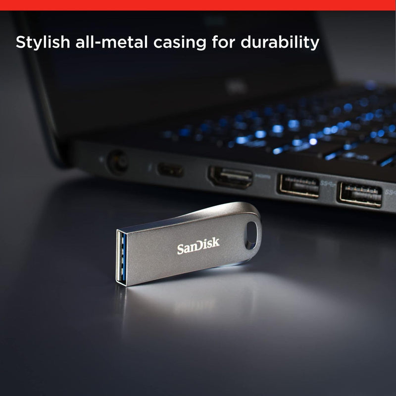 [Australia - AusPower] - SanDisk 256GB Ultra Luxe USB 3.2 Gen 1 Flash Drive - SDCZ74-256G-GAM46 Up to 400 MB/s 