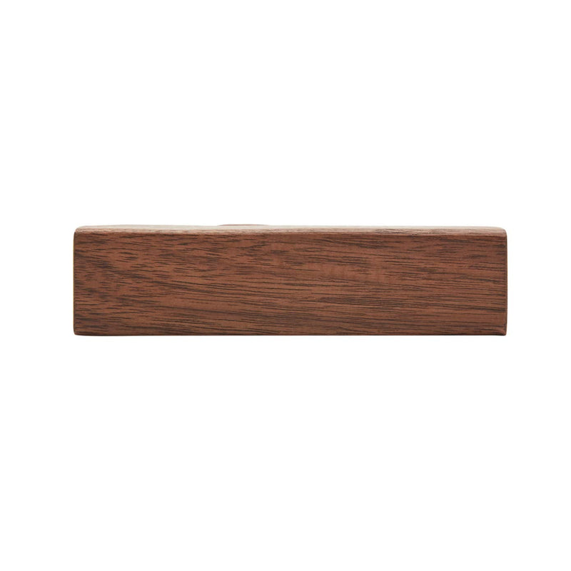 [Australia - AusPower] - Pandapark Bussiness Card Holder for Desk,Cloud Formation,Wood Business Card Display Holder,UniBody,1PCS,L4.6'' X W1.1'' X H2.0'' (Walnut Mountain) Walnut Mountain 