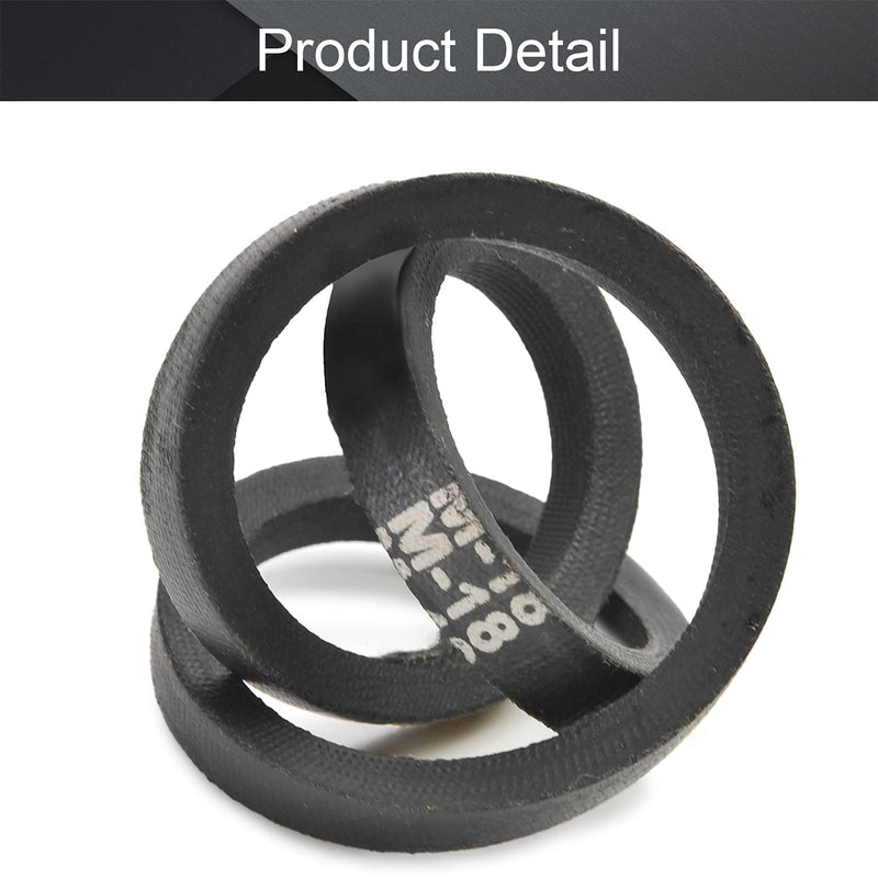 [Australia - AusPower] - Othmro M-18 Drive V Belt Inner Girth 1.5 feet, Rubber,Industrial Power Rubber Transmission Belt 1pcs Inch 