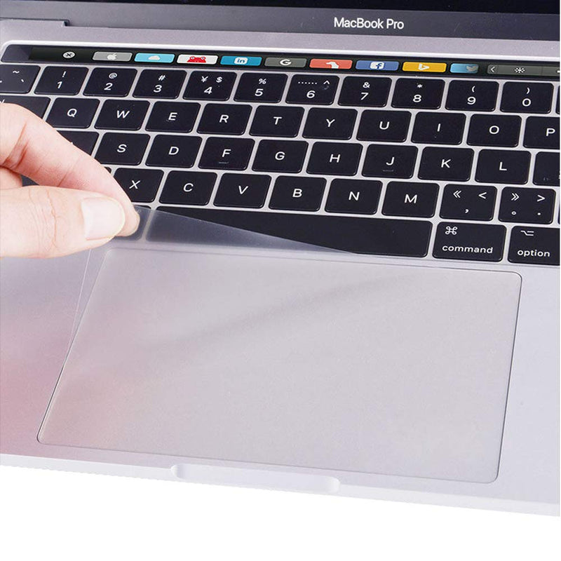 [Australia - AusPower] - [2PCS] TrackPad Protector for 2020-2022 MacBook Pro 13 Inch A2338 M2 M1 A2289 A2251 Track Pad Cover Skin for 2020 MacBook Pro 13.3 A2338 A2289 A2251 with Touch Bar Touch ID Laptop Accessories, Clear 
