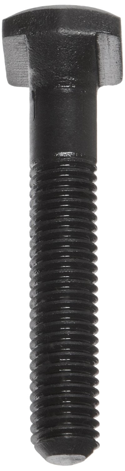 [Australia - AusPower] - Te-Co 46202 Black Oxide Medium Carbon Steel T-Bolt, 3/8"-16 TPI, 1-1/2" Thread Length, 2" Length, 11/16" x 11/16" x 1/4" Head, 3/8" Table Slot (Pack of 2) 