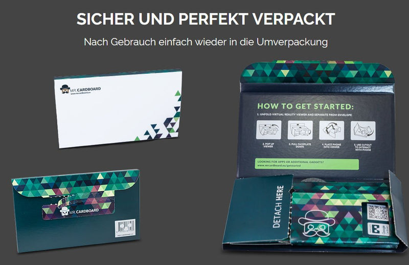 [Australia - AusPower] - Google Cardboard POP! Cardboard + Free Head Strap and Cushion. for Android and iPhone up to 6 inches. Including Lenses. 3D Glasses VR Glasses Virtual Reality Viewer VR Goggles. 