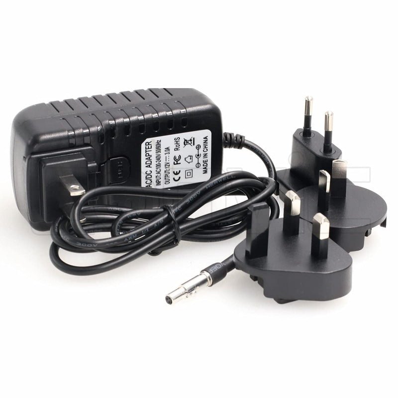 [Australia - AusPower] - Eonvic Power Adapter for Convergent Design Odyssey7/7Q Apollo,12V 3A Power Supply AC Adapter with 4 Plugs (US,UK,EU,AU) 7Q adapter 