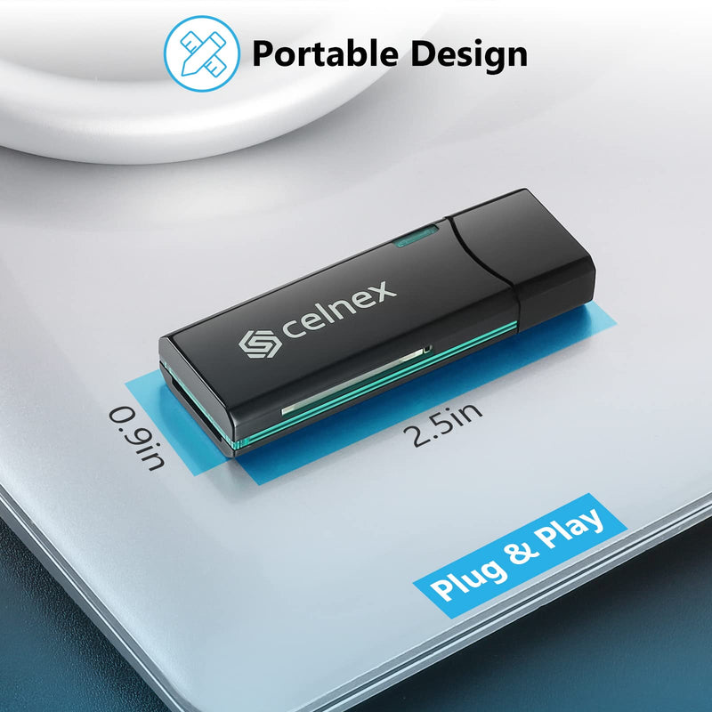 [Australia - AusPower] - Celnex USB 3.0 SD/MicroSD Card Reader/Writer for SD, SDHC, SDXC, MicreSD, MicroSDHC, MicroSDXC 