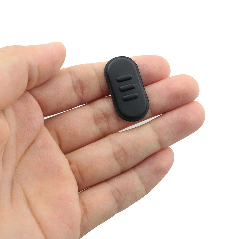 [Australia - AusPower] - ITROLLE PTT Button 2PCS Black Talk PTT Launch Key Switch Button Walkie-Talkie Accessories for Motorola A10 A12 A10D CP110 Two-Way Radio 