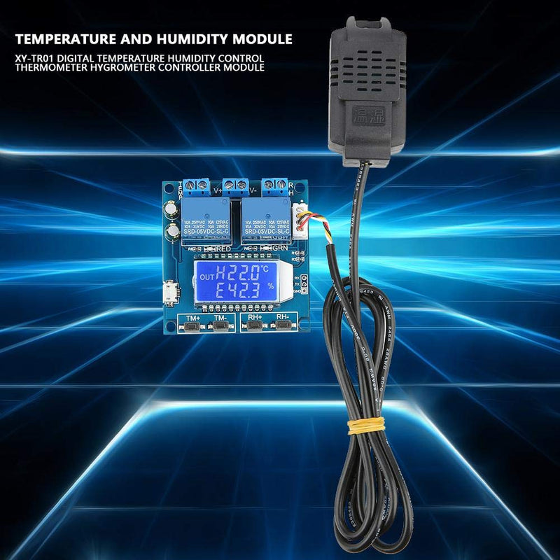 [Australia - AusPower] - Xy-Tr01 Temperature Controller Module, Digital Electronic Temperature Controller Board Switch High Precision Dual Output 