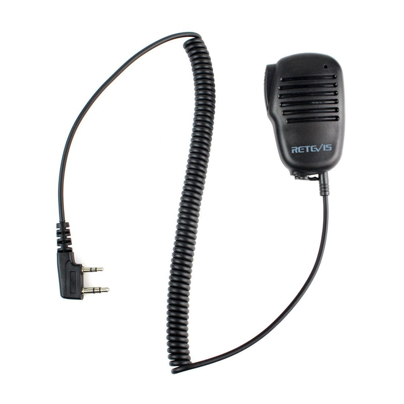 [Australia - AusPower] - Retevis 2 Way Radio Speaker Mic for Baofeng UV-5R UV-82 Retevis RT22 RT21 RT19 H-777 H-777S RT15 RT22S RT68 RT27 RT21V Walkie Talkies Shoulder Mic with 3.5MM Audio Jack (5 Pack) 