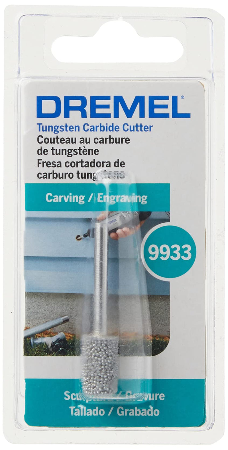 [Australia - AusPower] - Dremel 9933 Structured Tooth Tungsten Carbide Cutter, Gray 