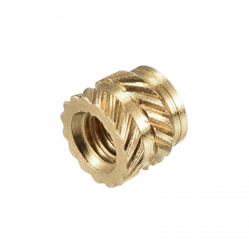 [Australia - AusPower] - uxcell Knurled Insert Nut M2 x 3mm L x 3.5mm OD Female Thread Brass Embedding Nut 120 Pcs M2 x 3mm x 3.5mm 