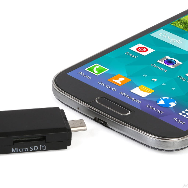 [Australia - AusPower] - Ritz Gear OTG USB/Micro USB Multi-Function SD/Micro SD Card Reader/Writer for PC, Tablet and Smartphones (3-Pack) 