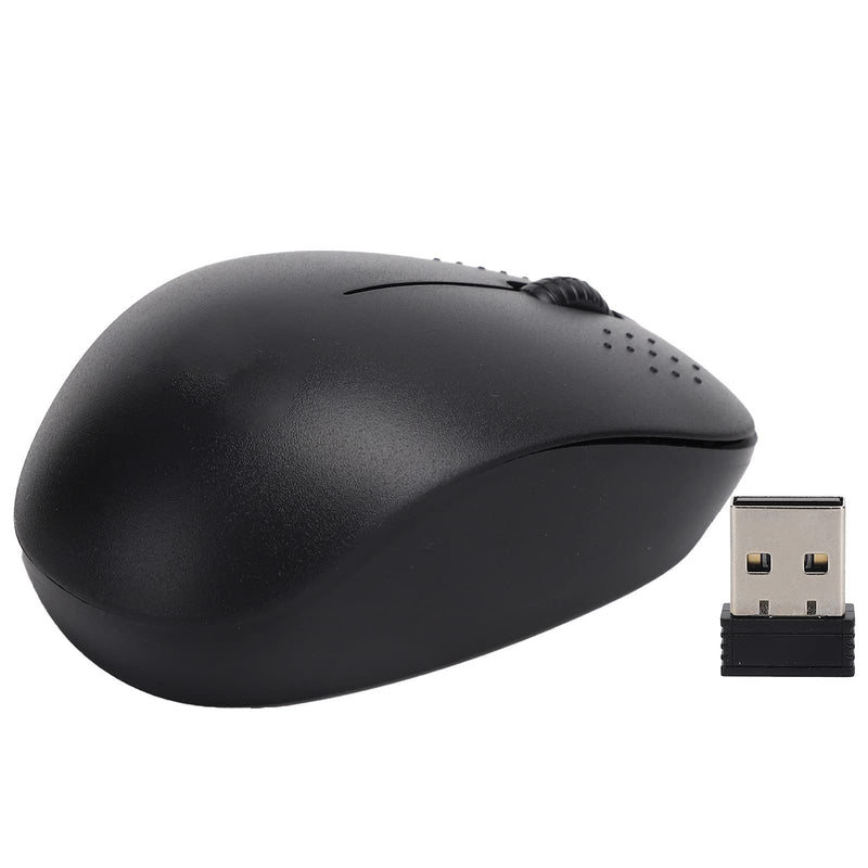 [Australia - AusPower] - Wireless Computer Mouse, 2.4G Wireless Optical Mouse, Wireless Gaming Mouse Plug‑in Optical Desktop Computer External Device with USB Receiver 