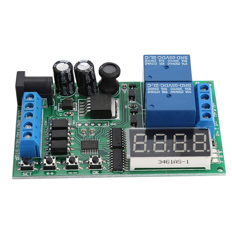 [Australia - AusPower] - 5V - 24V Motor Forward/Reverse Controller Timing Delay Time Cycles Relay Motor Controller Board 