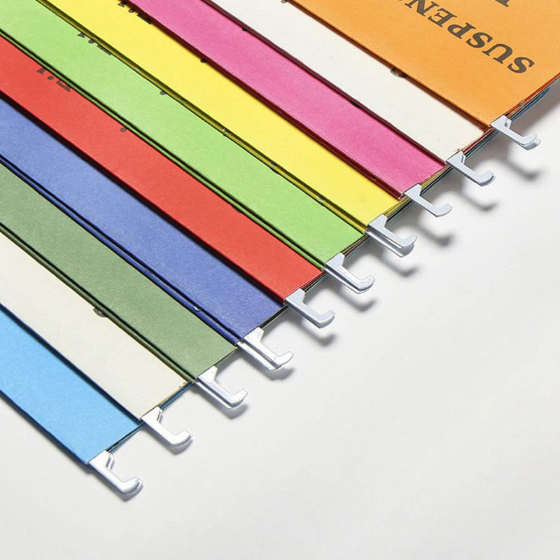 [Australia - AusPower] - SUPVOX 10pcs Hanging File Folders Colorful File Holders A4 Suspension File Folder (Mixed Color) 