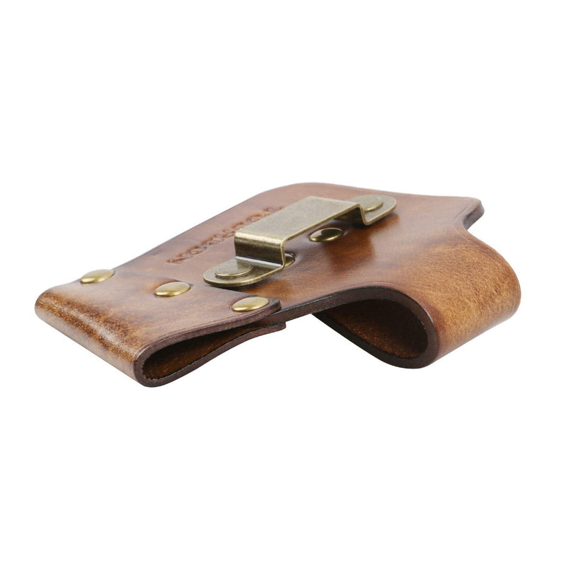 [Australia - AusPower] - Tourbon Leather Tape Measure Holster Belt Tool Loop 