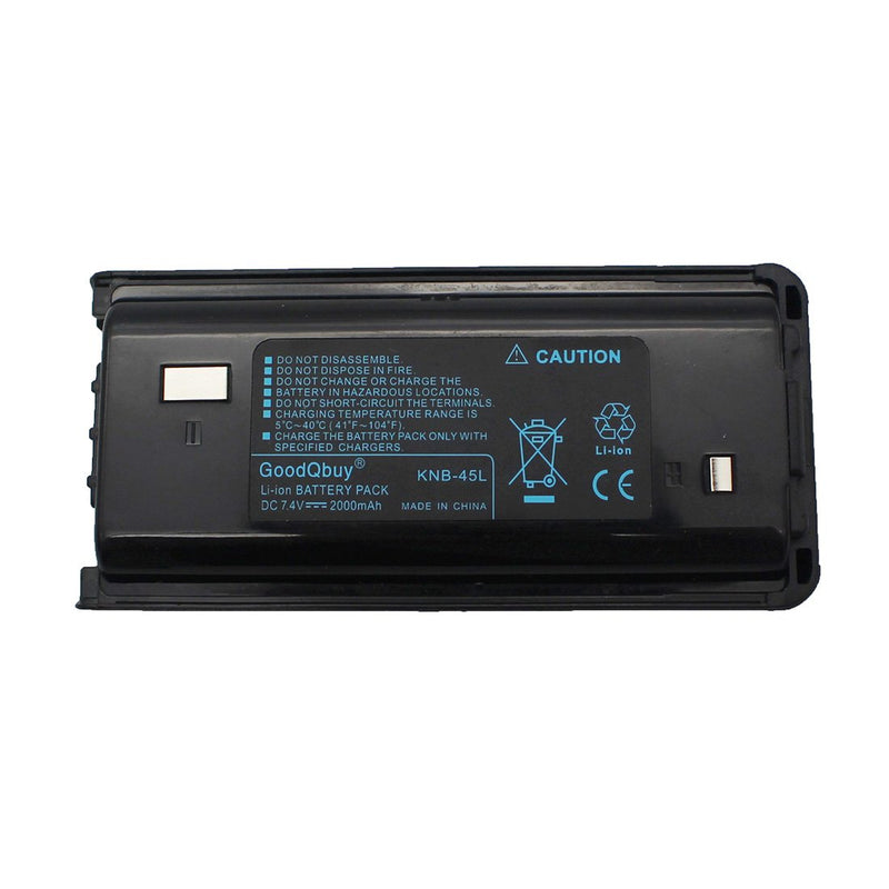 [Australia - AusPower] - GoodQbuy 2000mAh 7.4V Li-ion Two-Way Radio Battery is Compatible with Kenwood KNB-45 KNB-45L KNB-45Li TK-2200 TK-2200L TK-2207 TK-2202E TK-2206 TK-2206M TK-2207 TK-2207G TK-2212L 
