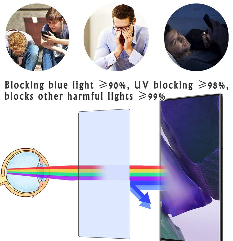 [Australia - AusPower] - Vaxson 3-Pack Anti Blue Light Screen Protector, compatible with VTech KidiZoom Smartwatch DX3 Smart Watch TPU Film Protectors Sticker [ Not Tempered Glass ] 